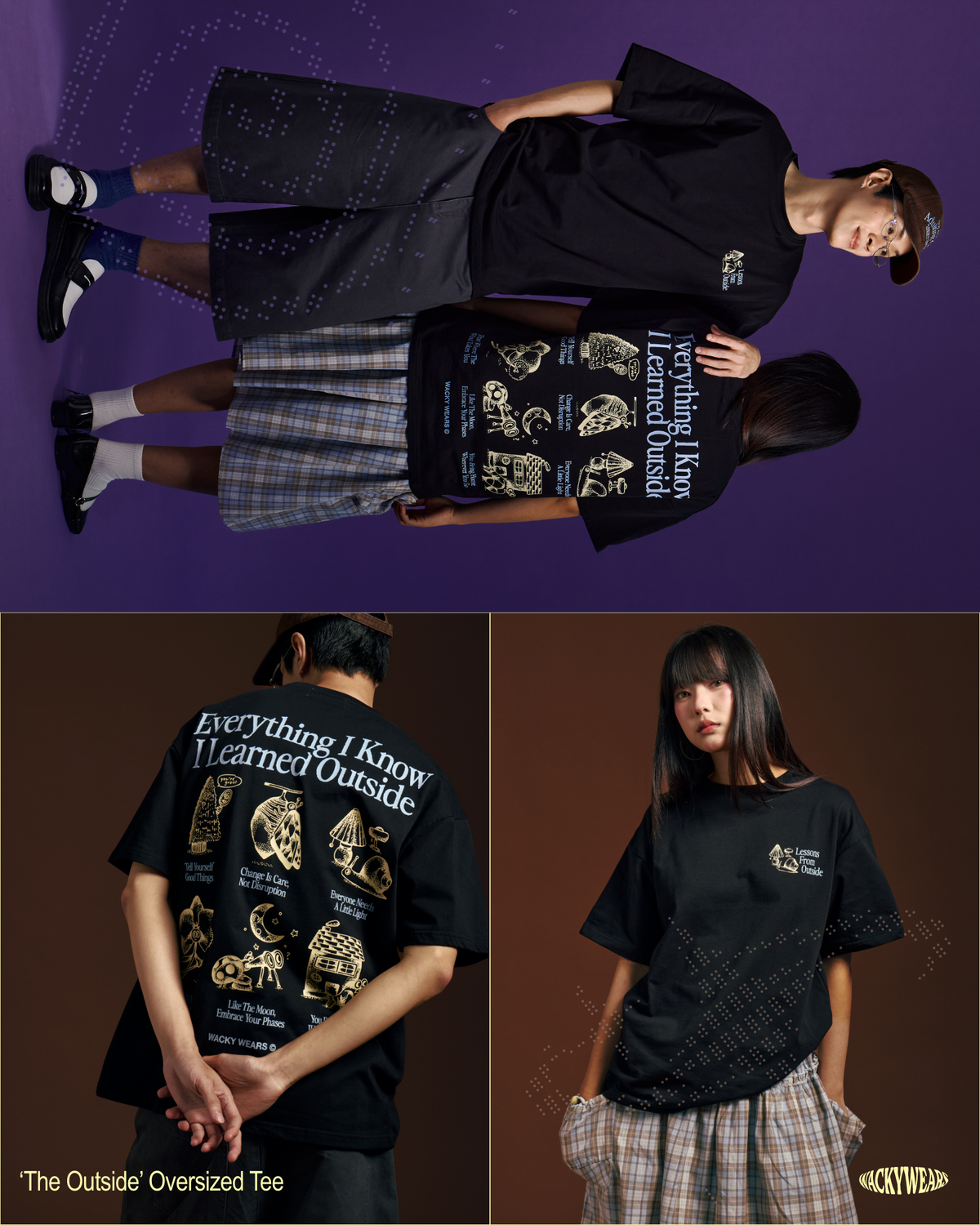 Outside Oversized Tee (Black)