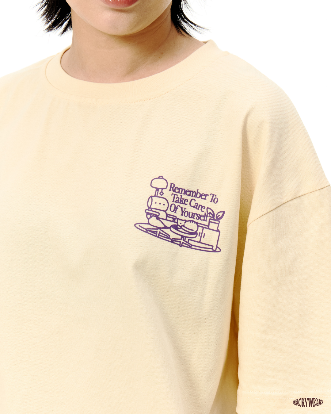 Everyday Basic Oversized Tee - Butter