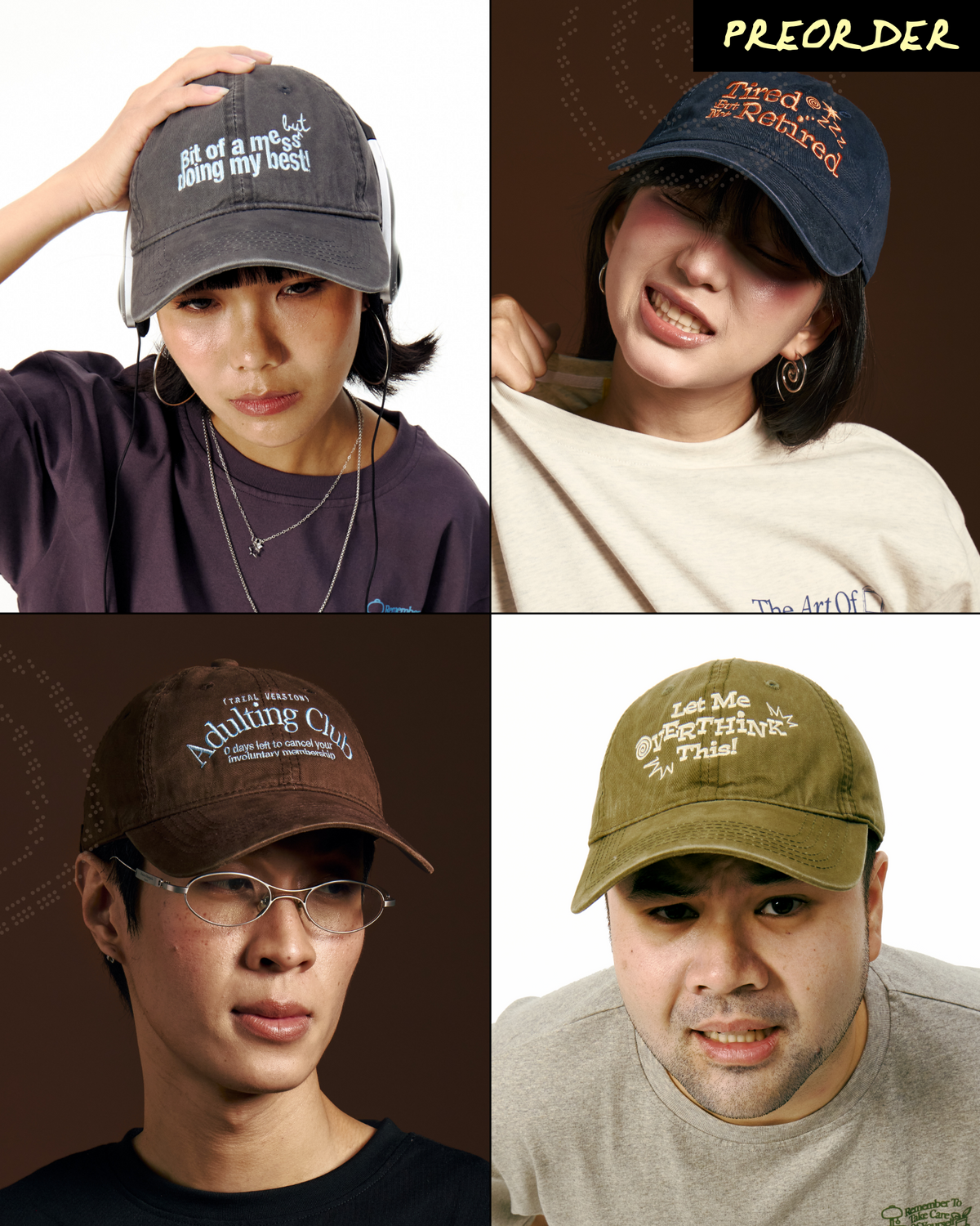 [PRE-ORDER] Actually Wacky Caps *ETA: Nov 2026*