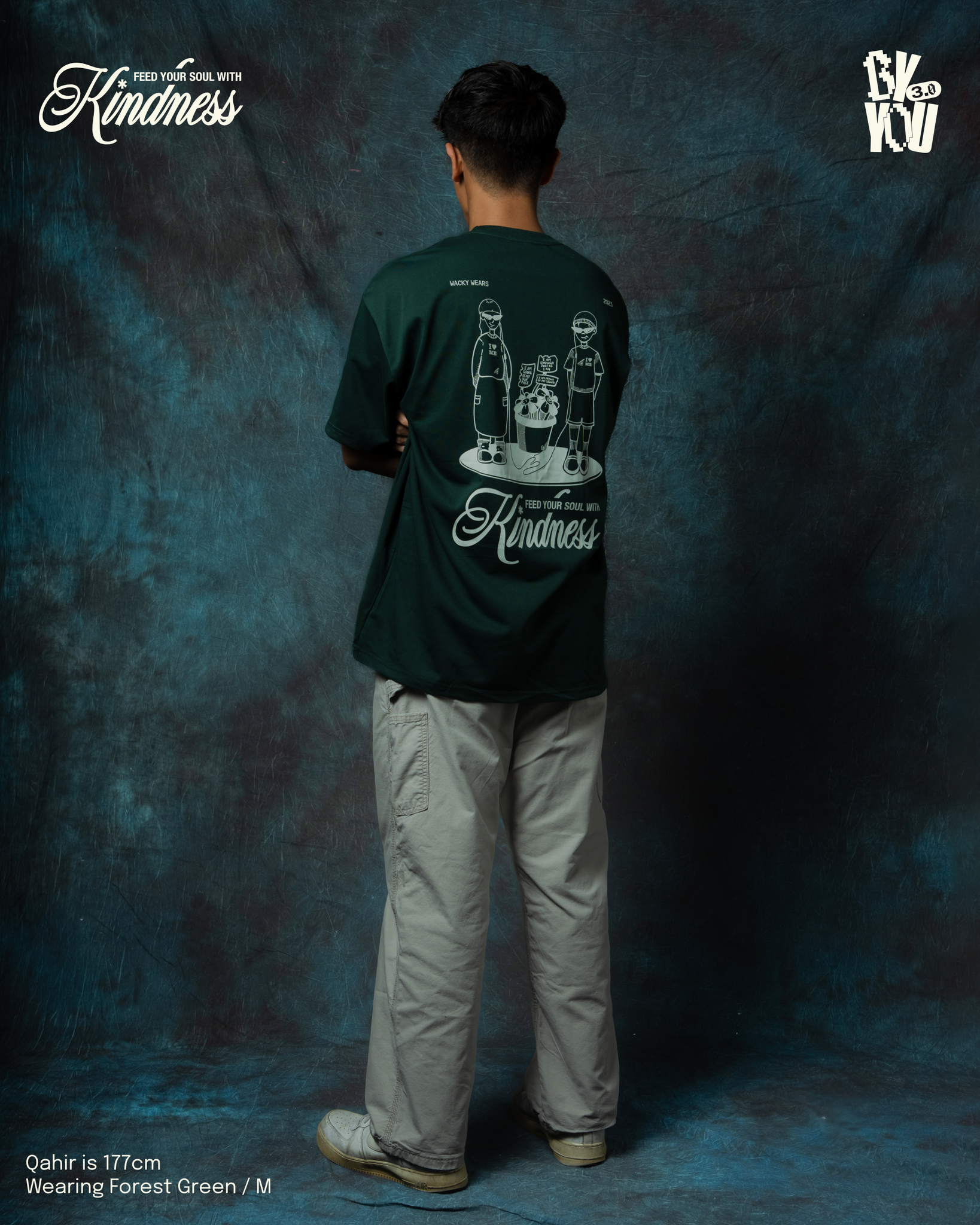 Kindness Tee (Forest Green)